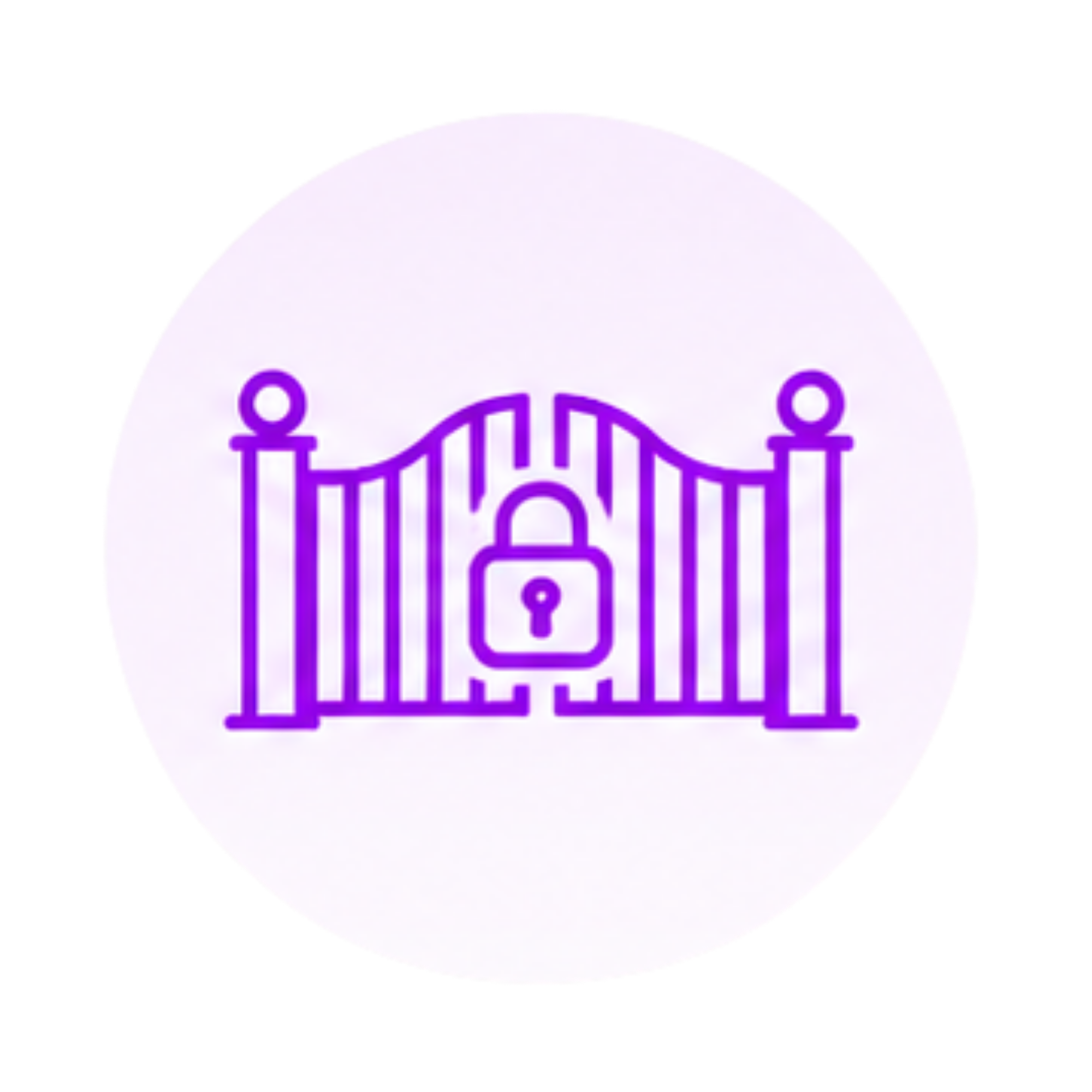 Gated facility icon