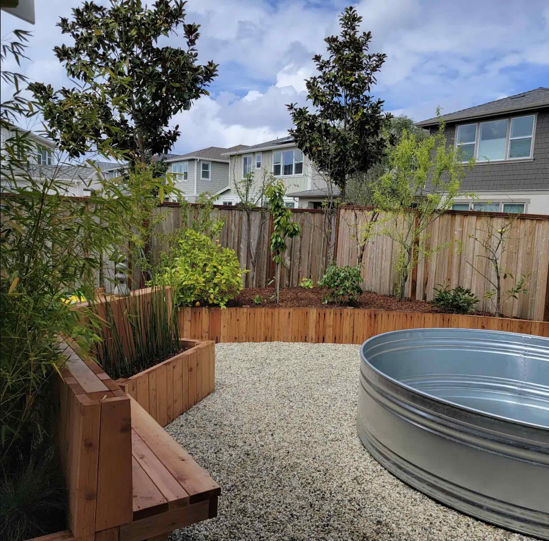 Landscape design concept for a Sonoma property