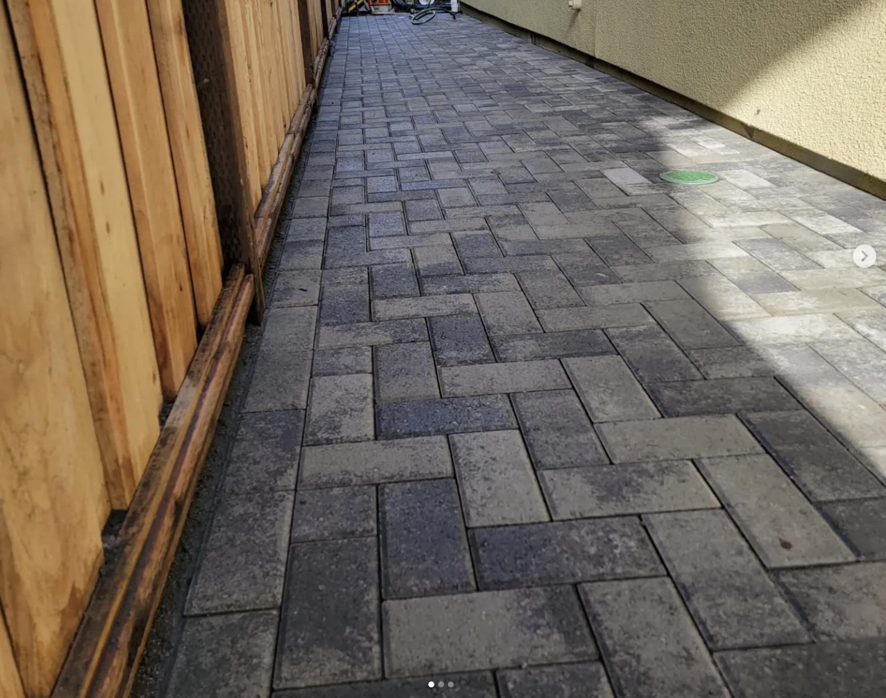 Hardscaping stonework project
