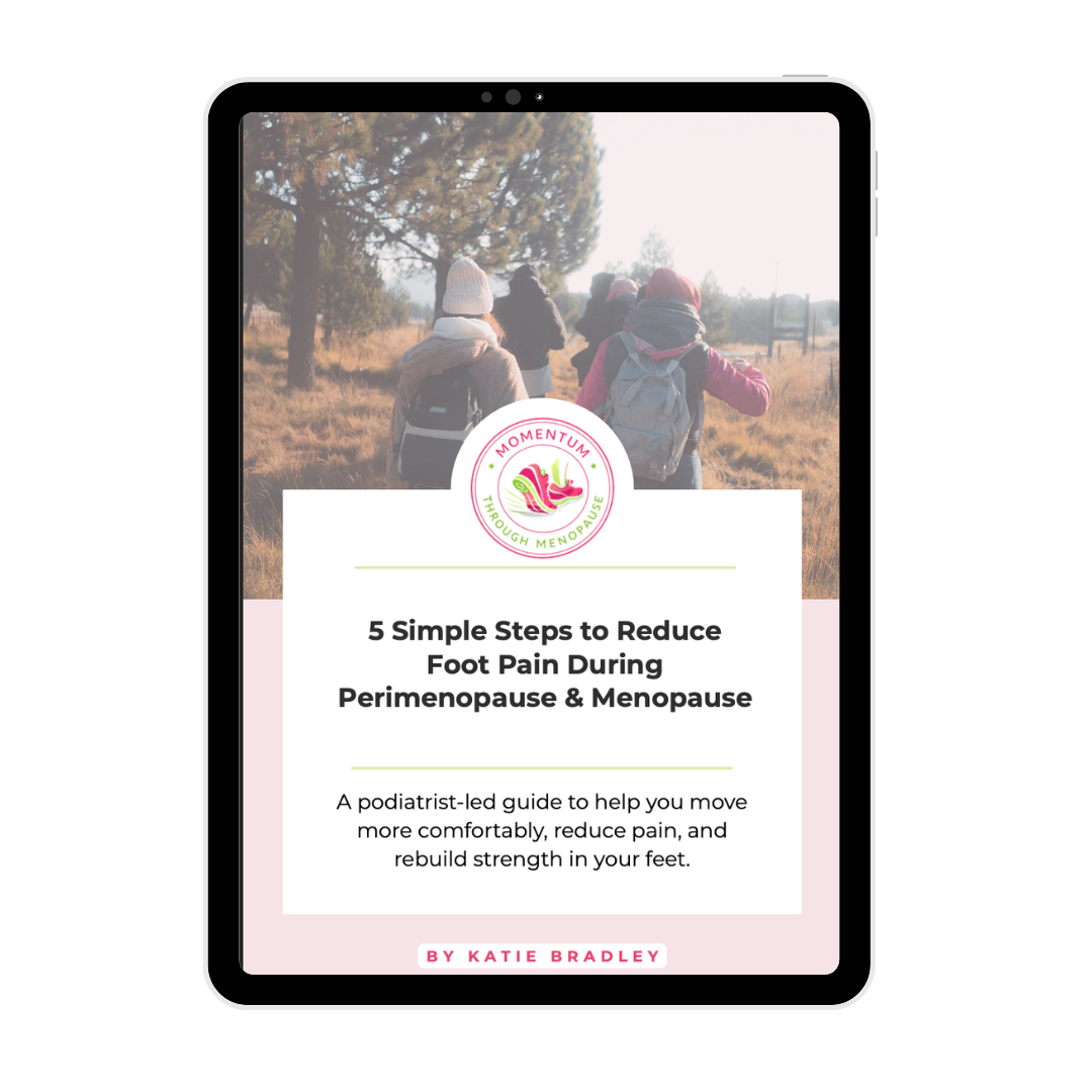 5 Simple Steps to Reduce Foot Pain During Perimenopause and Menopause by Katie Bradley