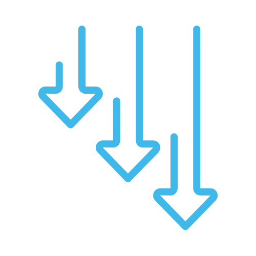 Analytics dashboard with lock and folder icon