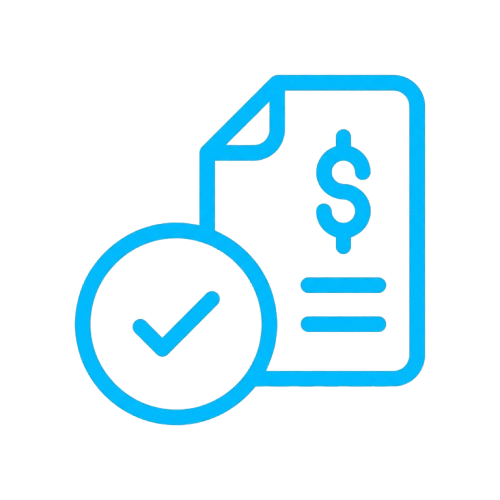 Analytics dashboard with clock icon