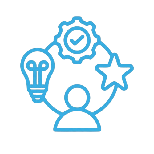Analytics dashboard with lock and folder icon