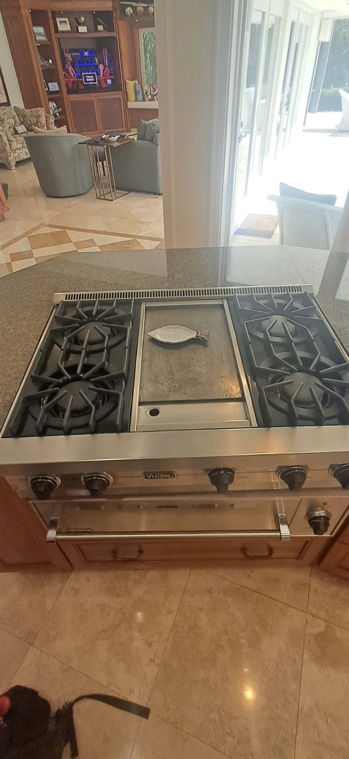 Viking 36" Gas Rangetop repair in Lutz