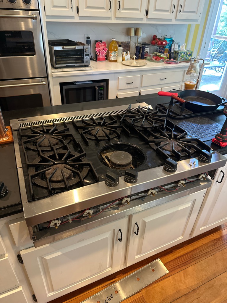 Viking Gas Rangetop recent repair