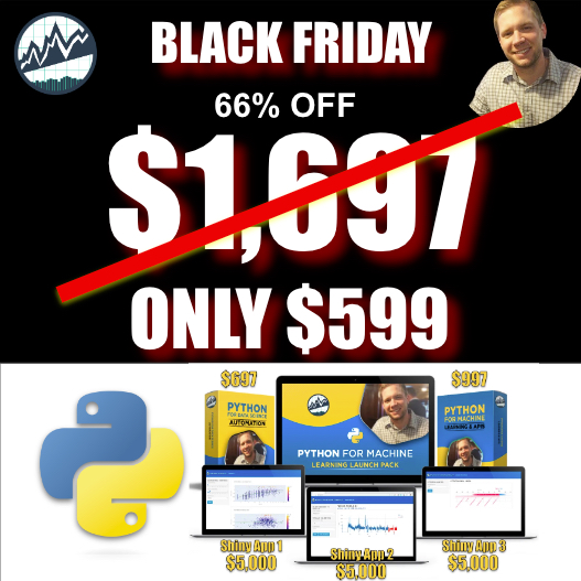 Save $1000 On 2-Course Python Production Track