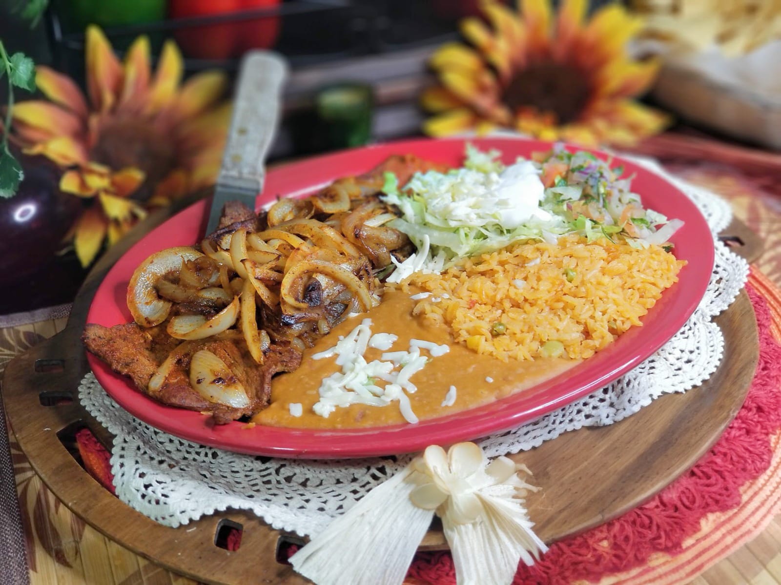 Carne Asada at Mís Dos Abuelos Mexican Restaurant