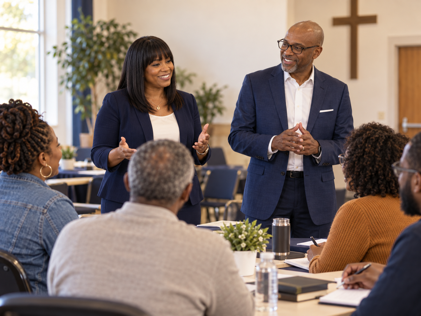 Community financial workshop led by Kelvin and LaShunda Durahm