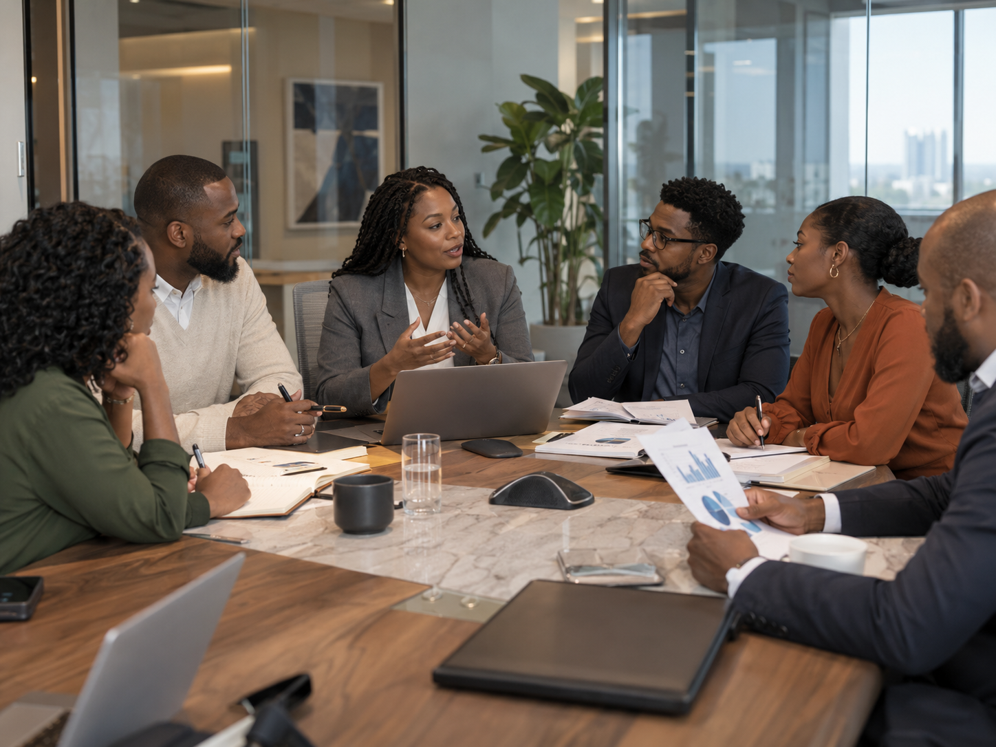 Financial coaching conversation supporting practical understanding