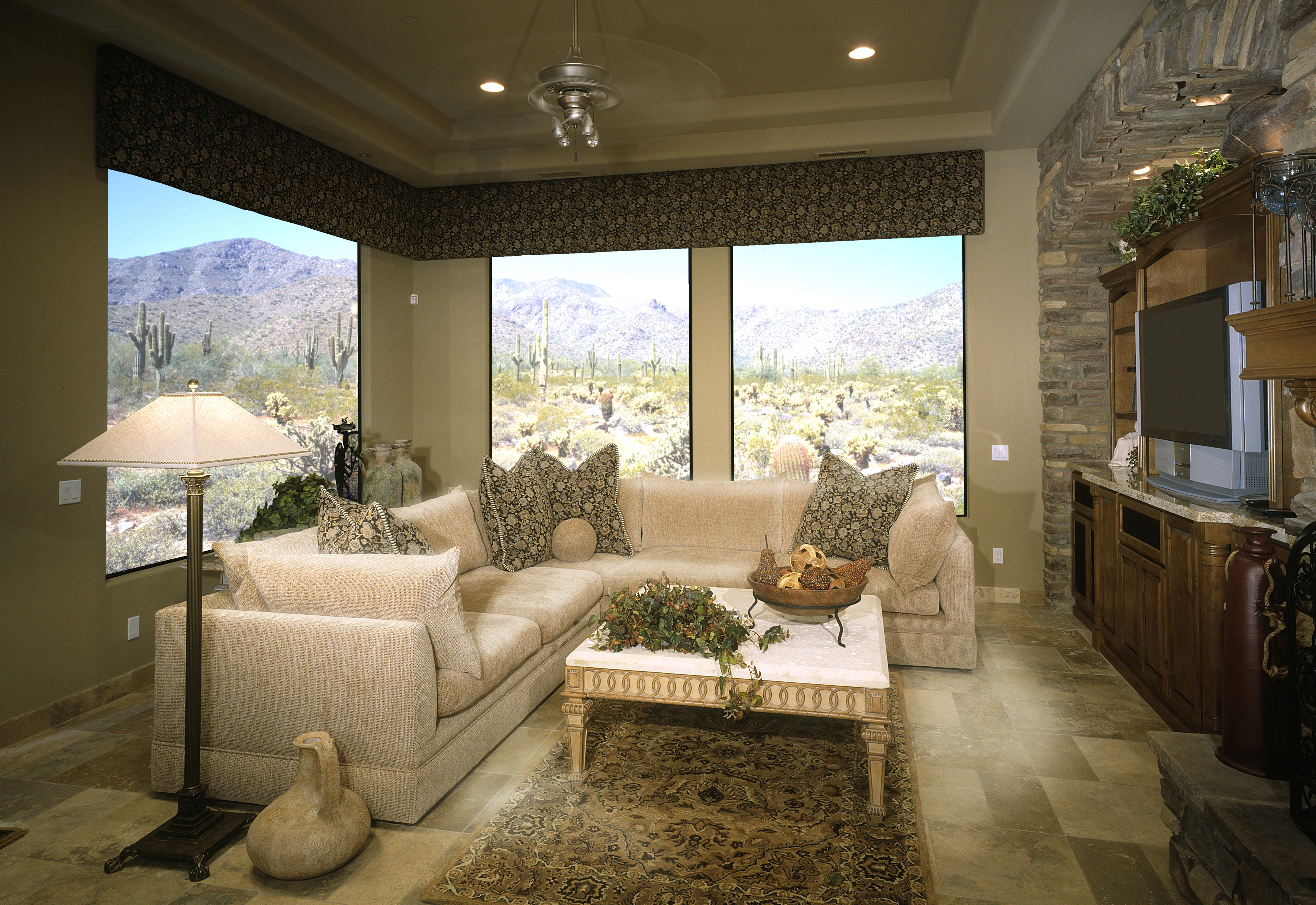 Before — unprotected windows