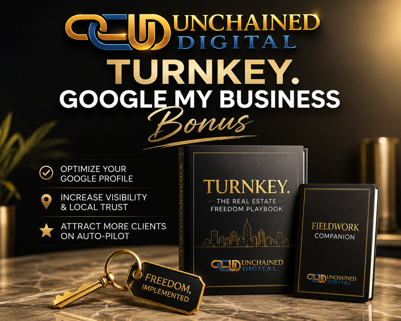 The Google Business Profile Setup + Visibility Guide included with TURNKEY.