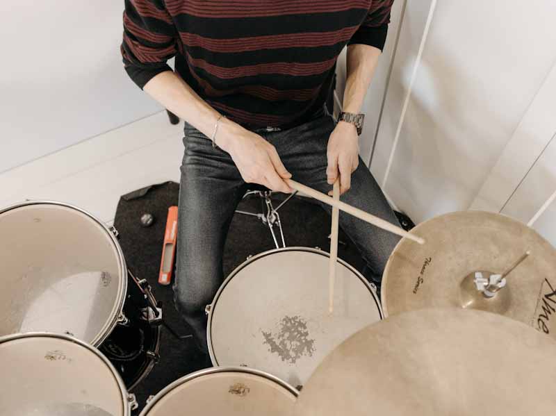 Drum lesson scene 1
