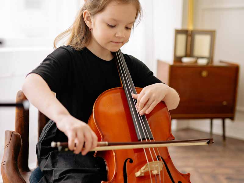 Cello lesson scene 1