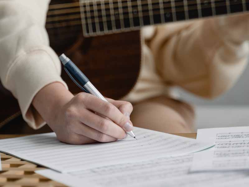 Songwriting lesson scene 2