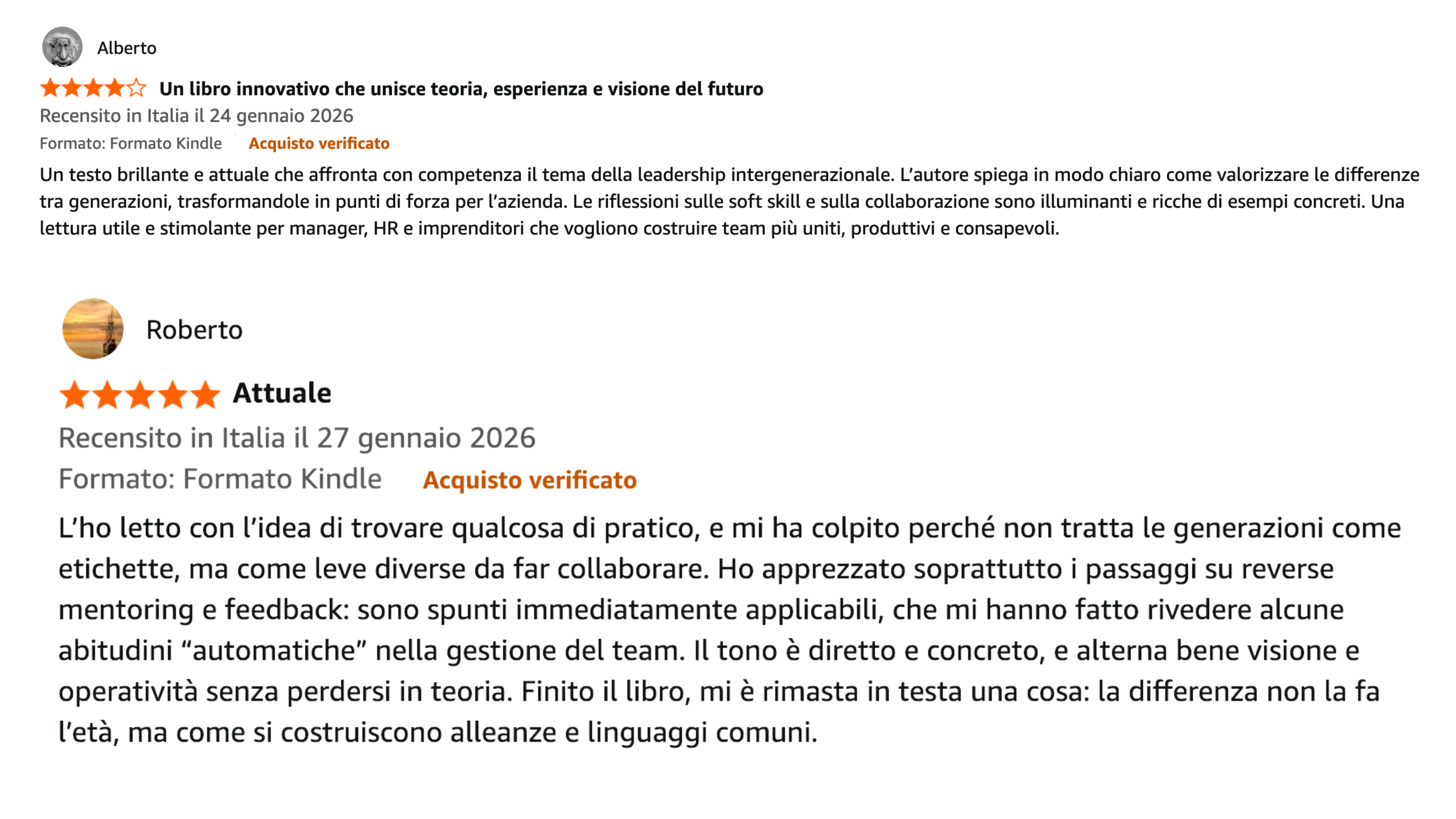 Screenshot recensione cliente 3