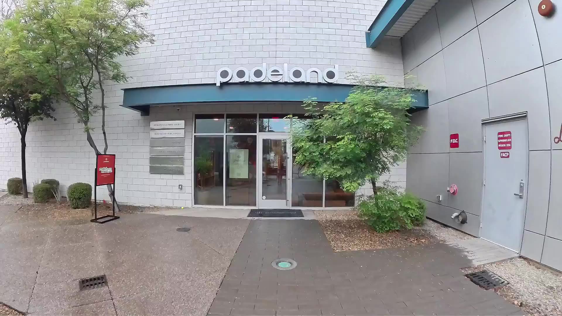 Walking up to the Padeland entrance in Downtown Chandler