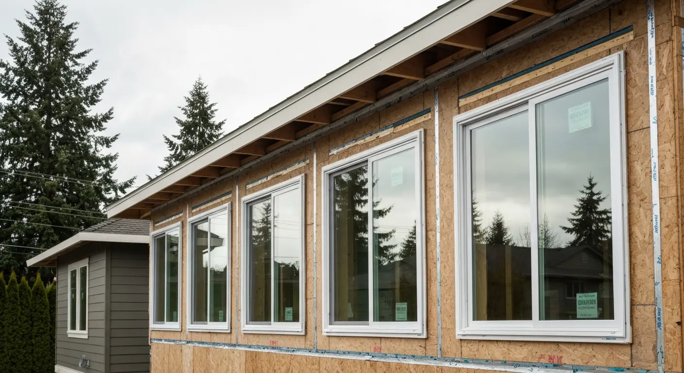 New construction window install