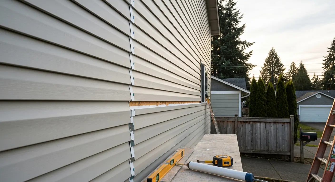 Siding installation in Yacolt