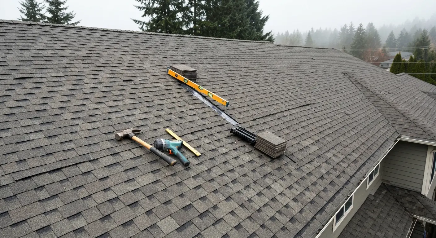 Roof replacement in Longview