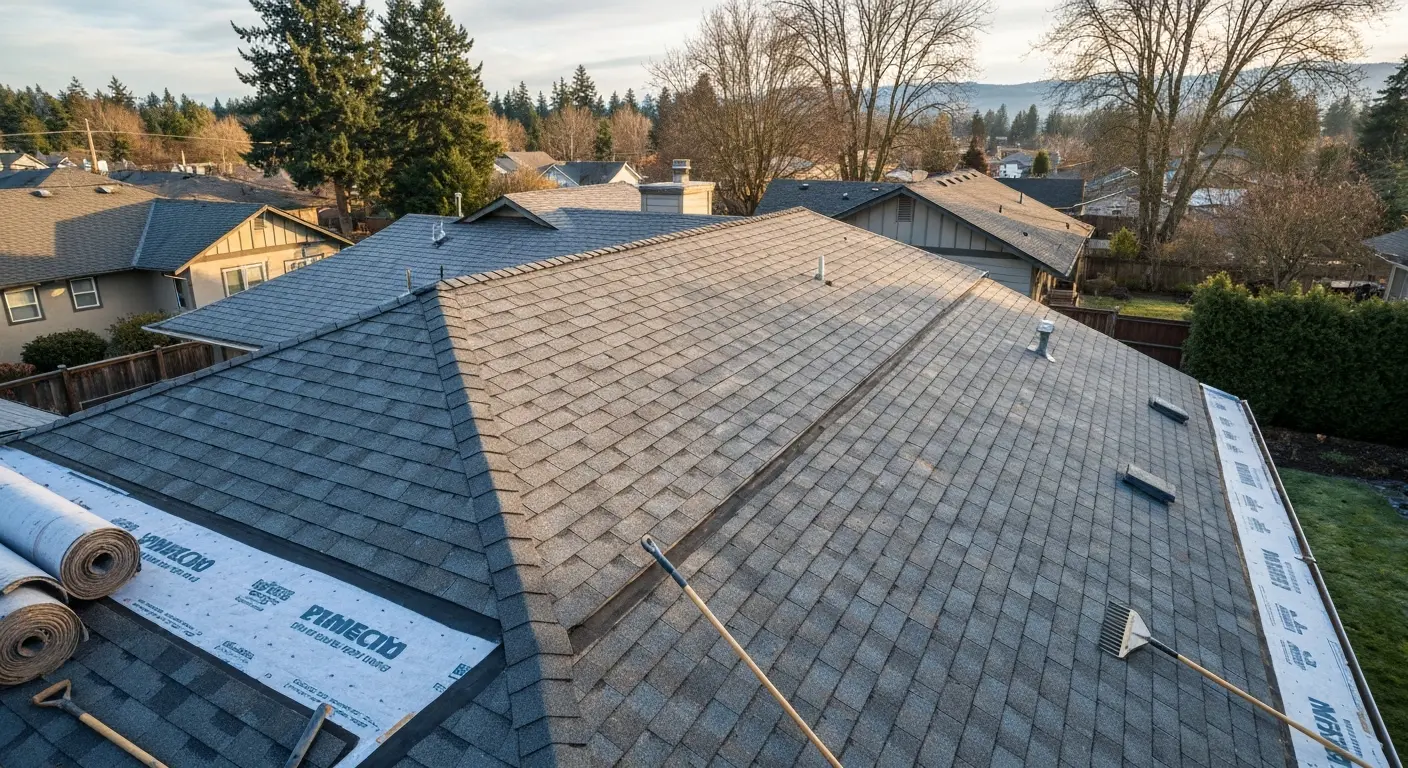 Roof replacement project