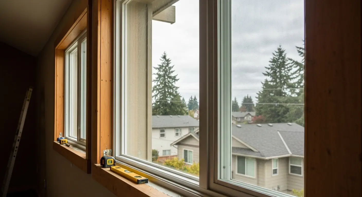 Replacement window installation