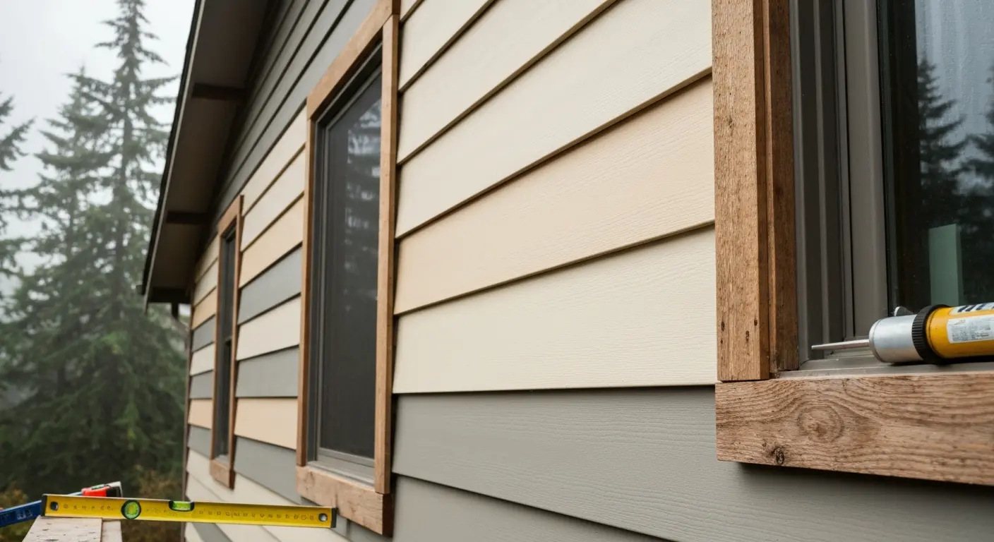 Siding installation