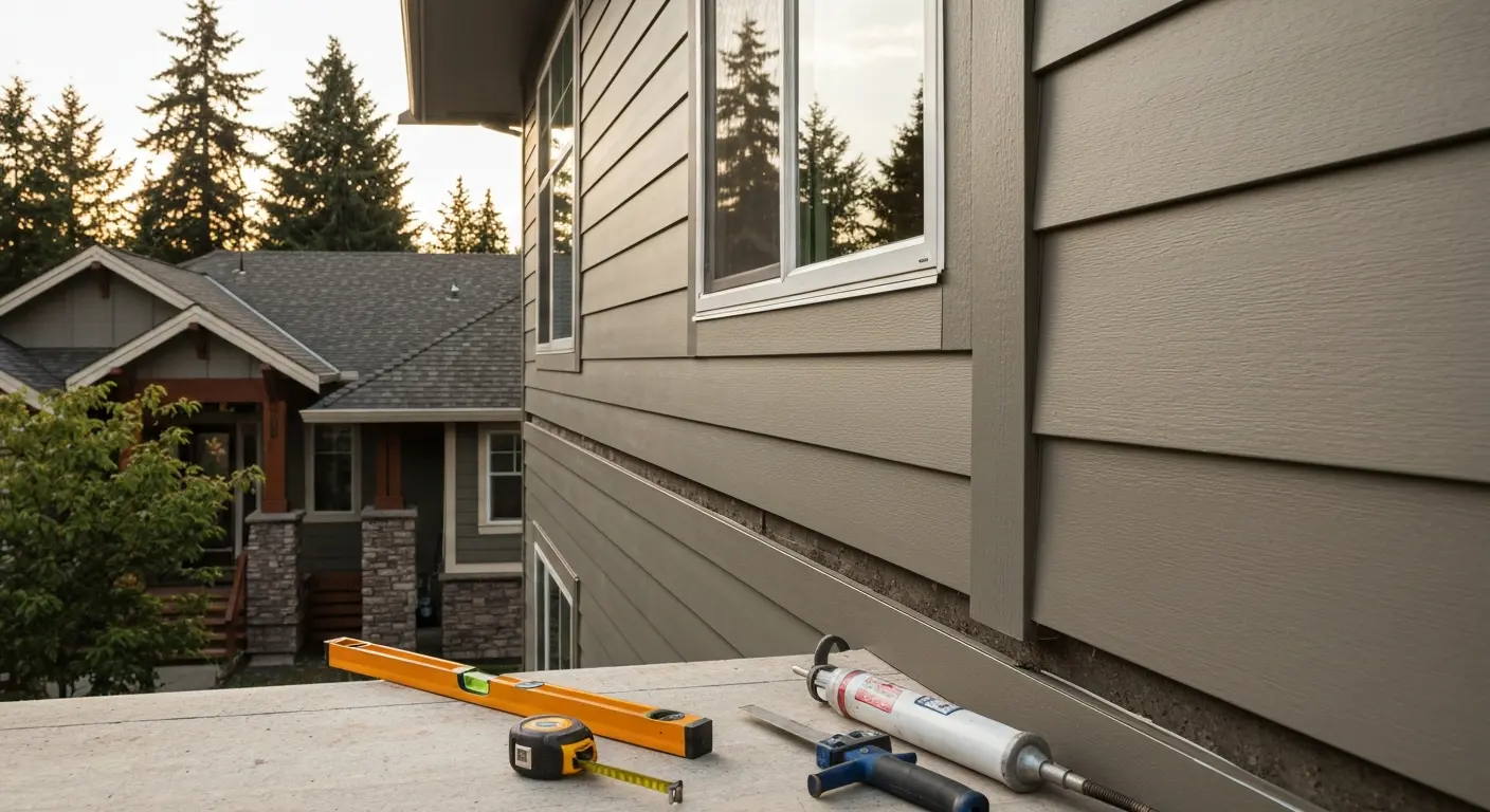 Siding installation exterior