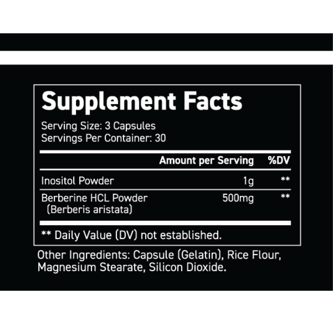 berberine l carnitine inositol Phytosome inositol berberine and l-carnitine Berberine