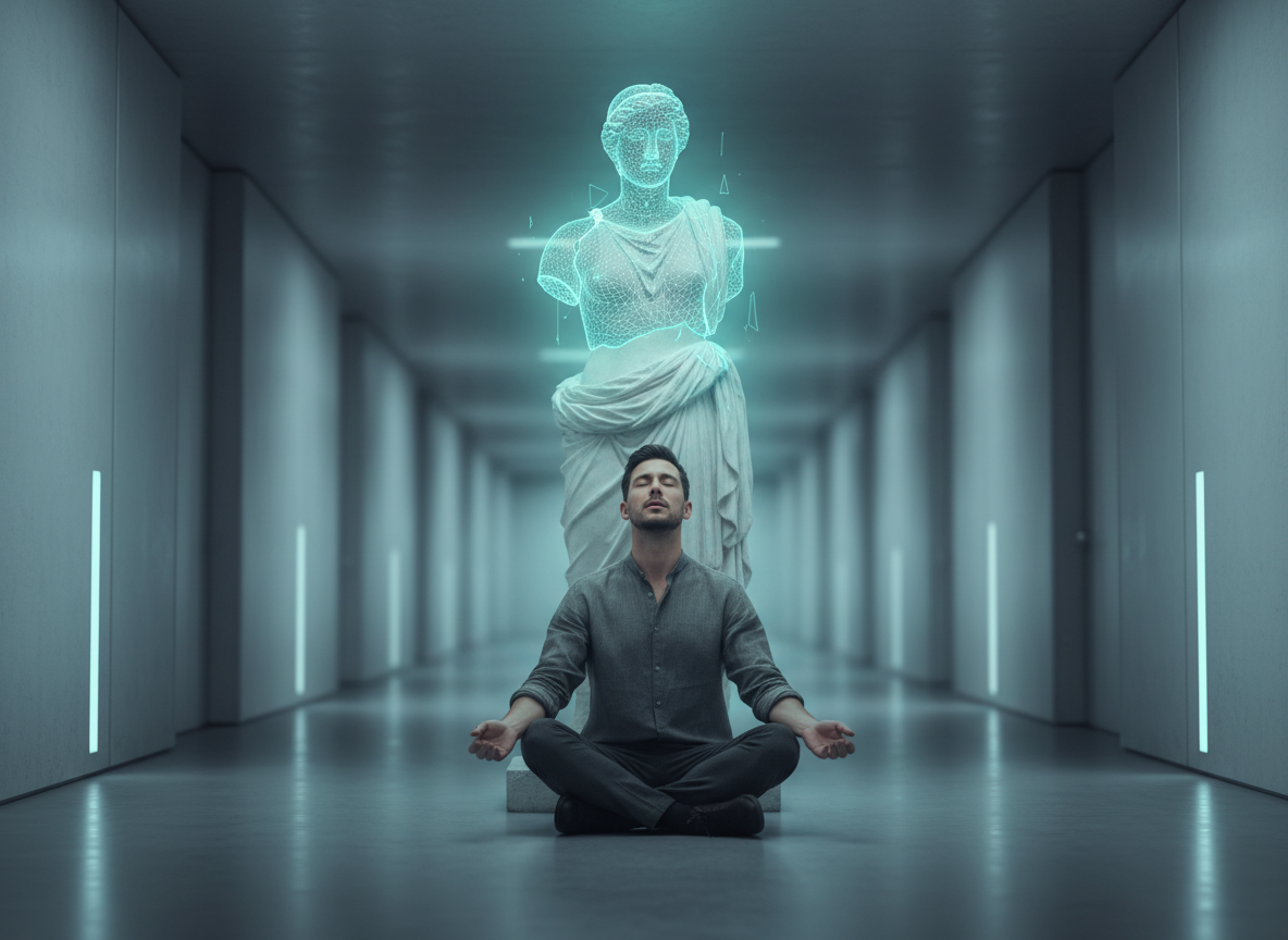 You don’t need more motivation. You need a steadier mind. - 5-minute daily Stoic practice checklist