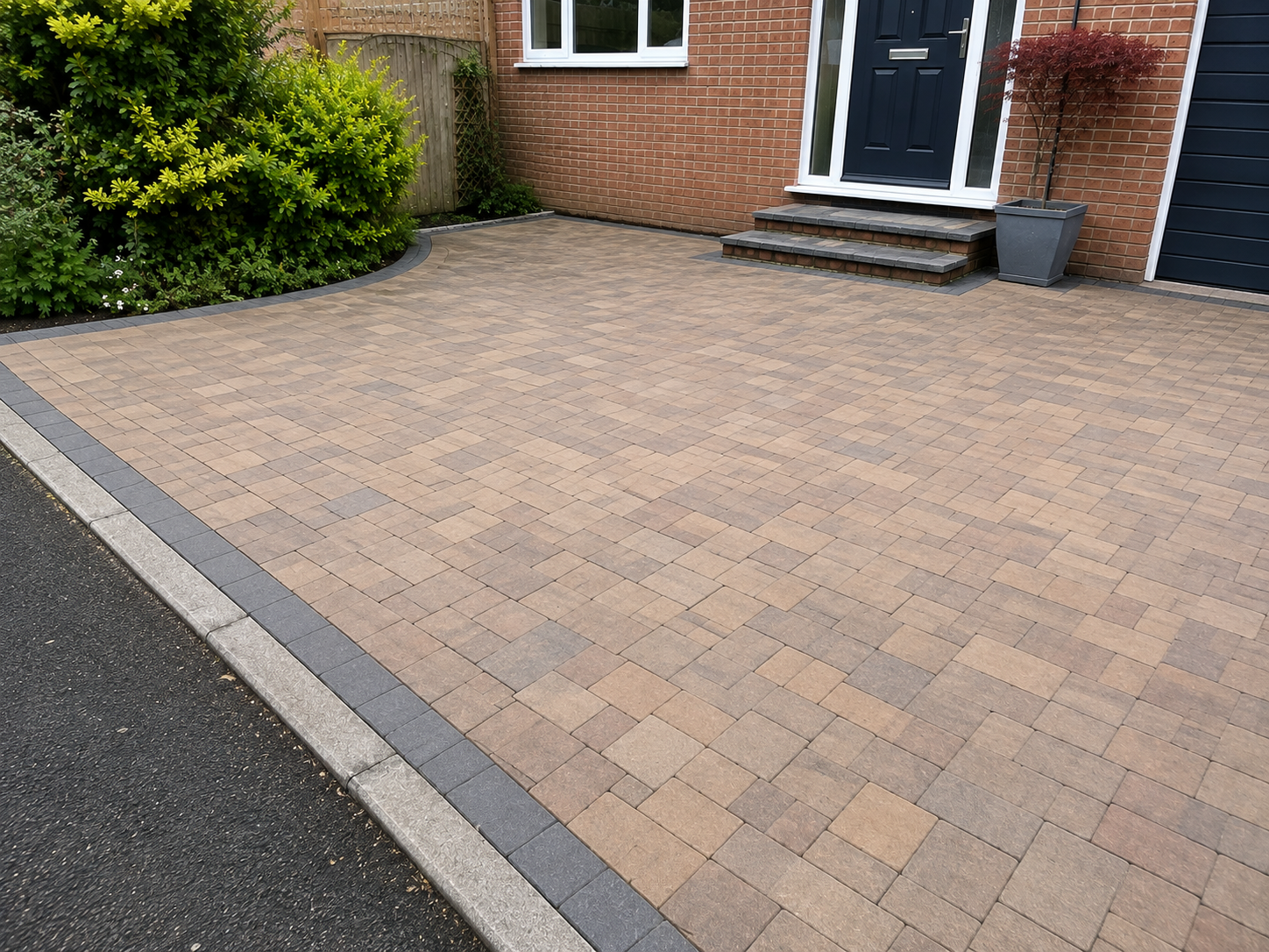 Driveway damage assessed for an insurance claim by H & H Driveways & Paving
