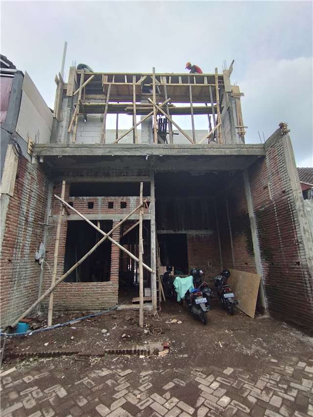 Pengecoran dak lantai 2