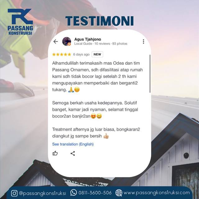 Testimoni Agus Tjahjono