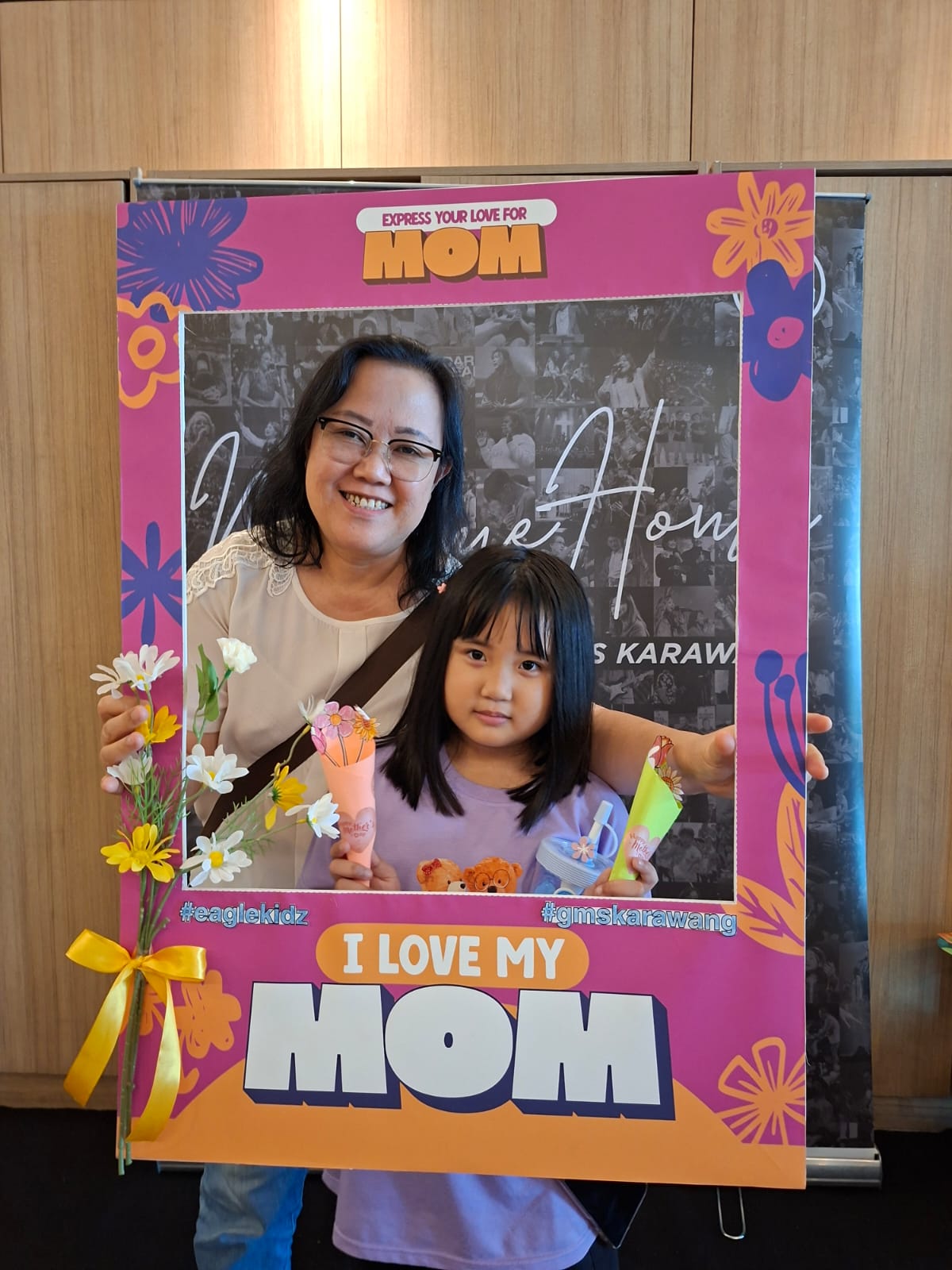 Bunda Quinza bersama anak