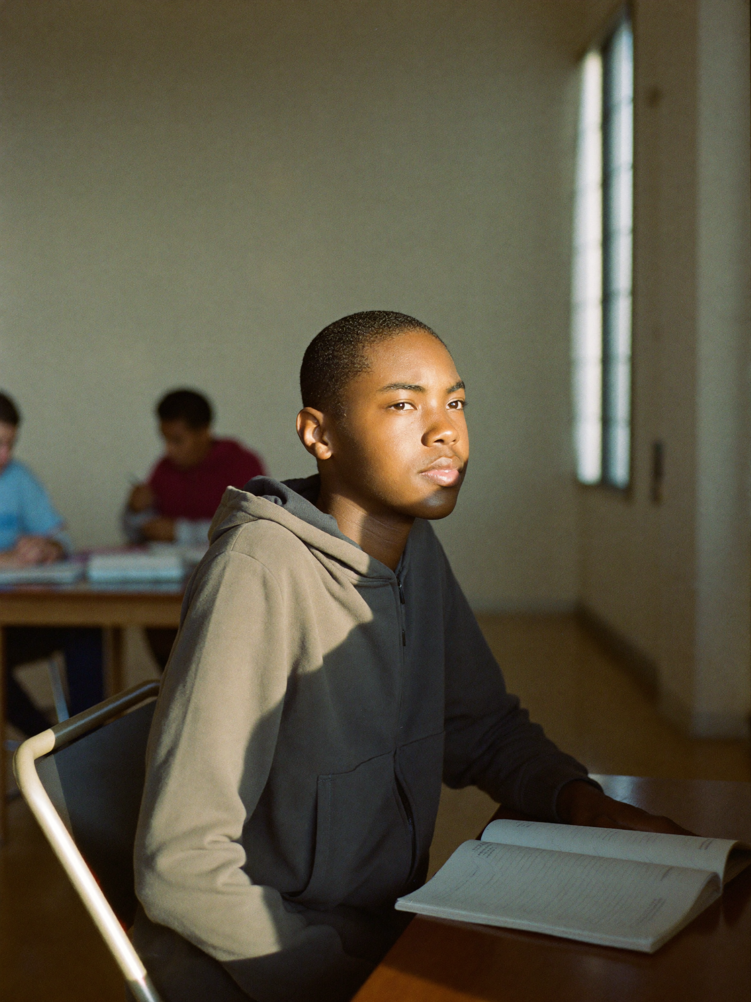 Marcus, 11th grade student at the Inglewood Community Center