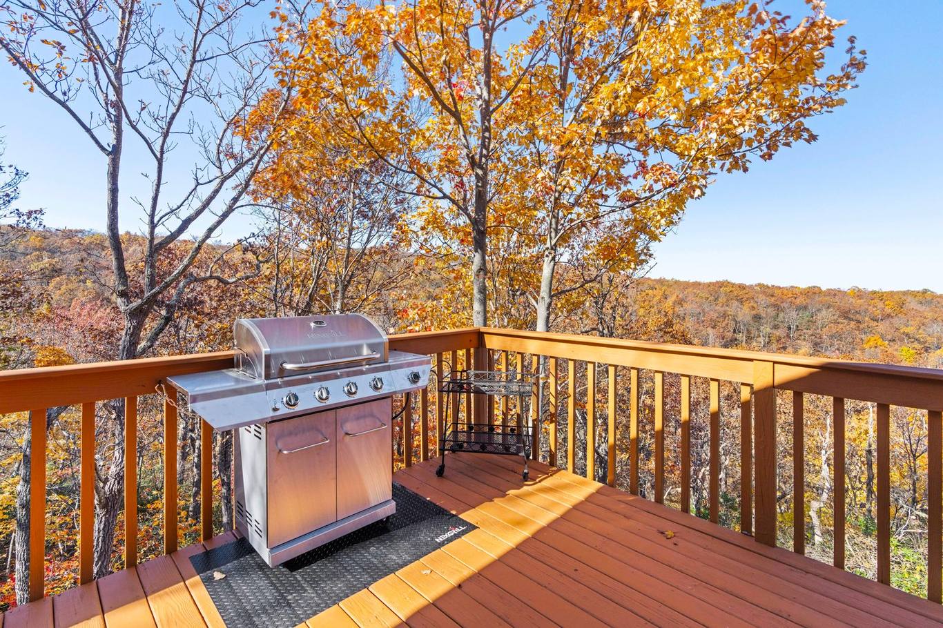 Fall deck view