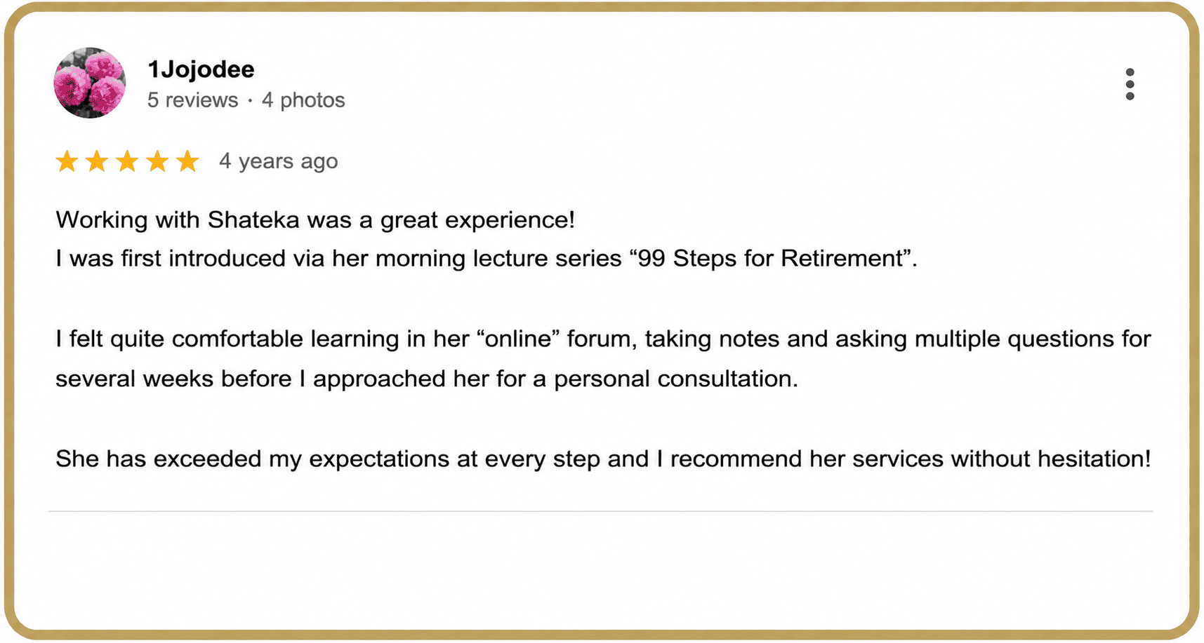 Client Review