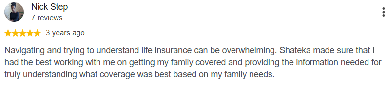 Client review for Shateka Husser