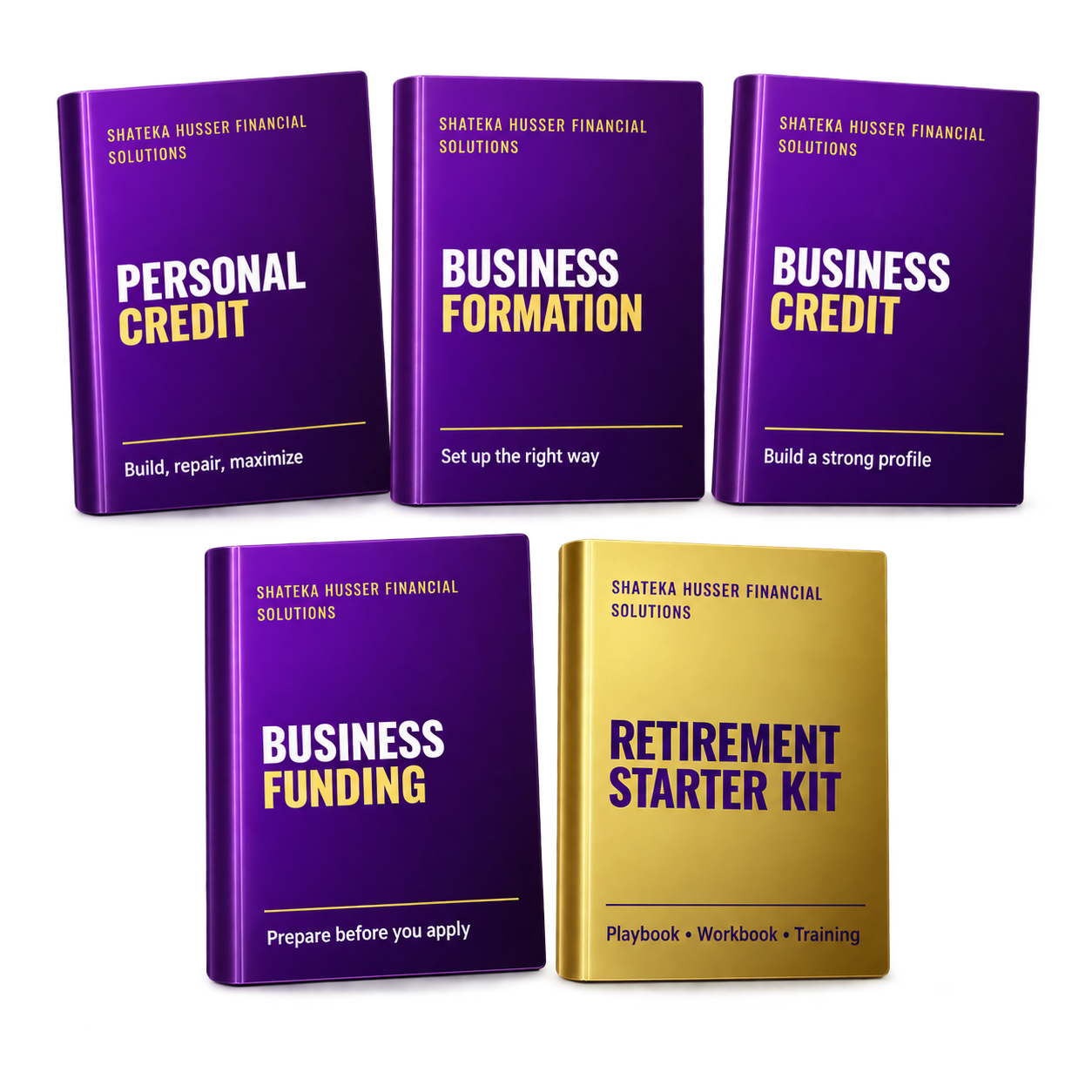 Complete Financial Success Library featuring five digital resources