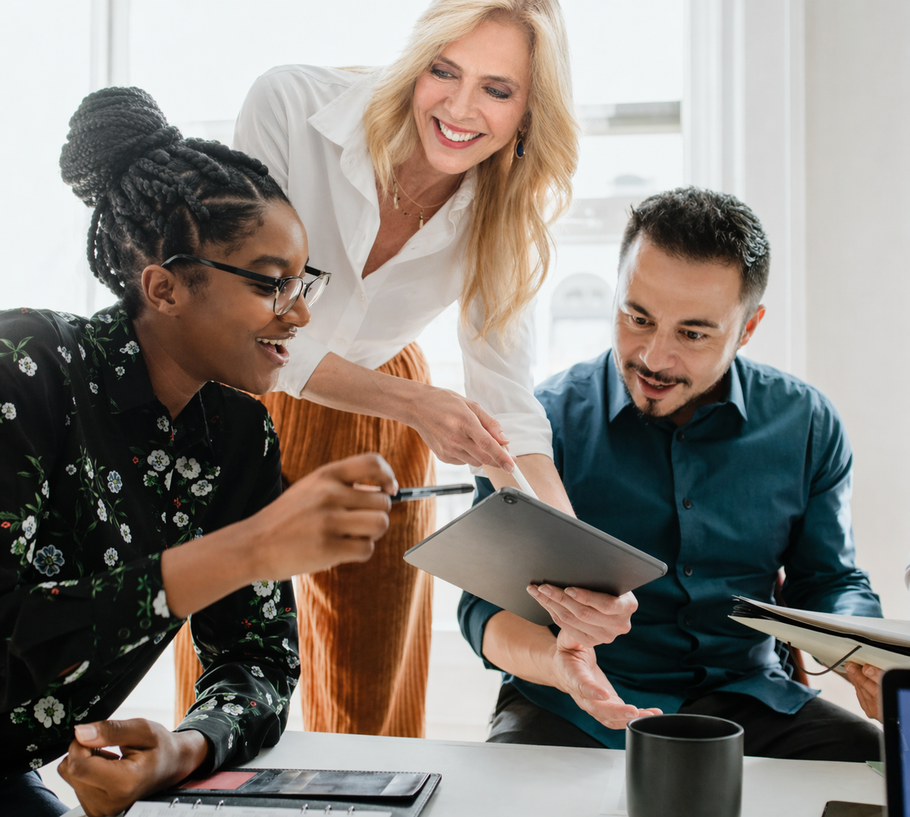 Michele Margetts coaching a law firm leadership team