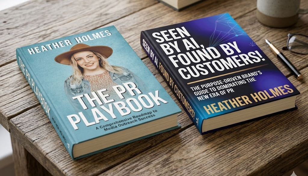 The PR Playbook and Seen by AI, Found by Customers covers
