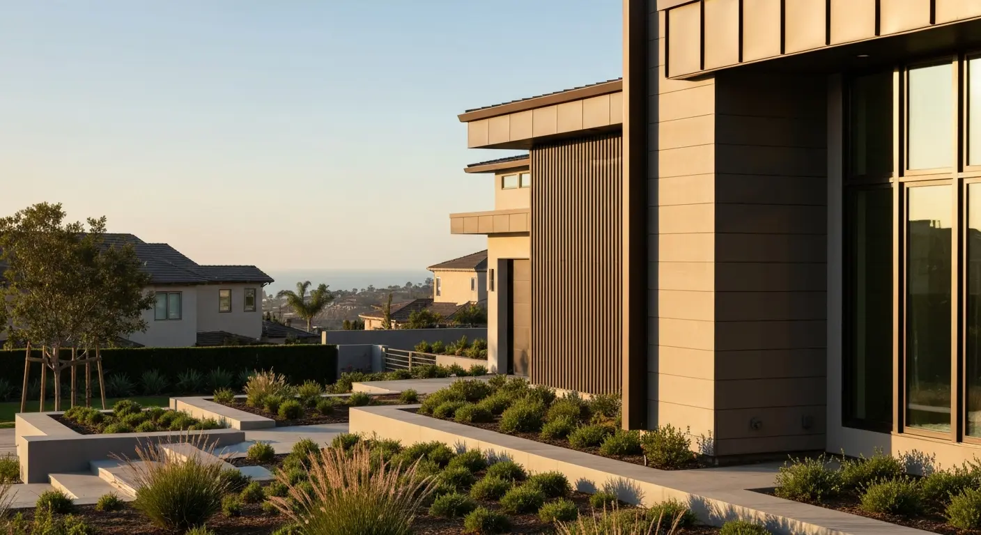 Custom home exterior