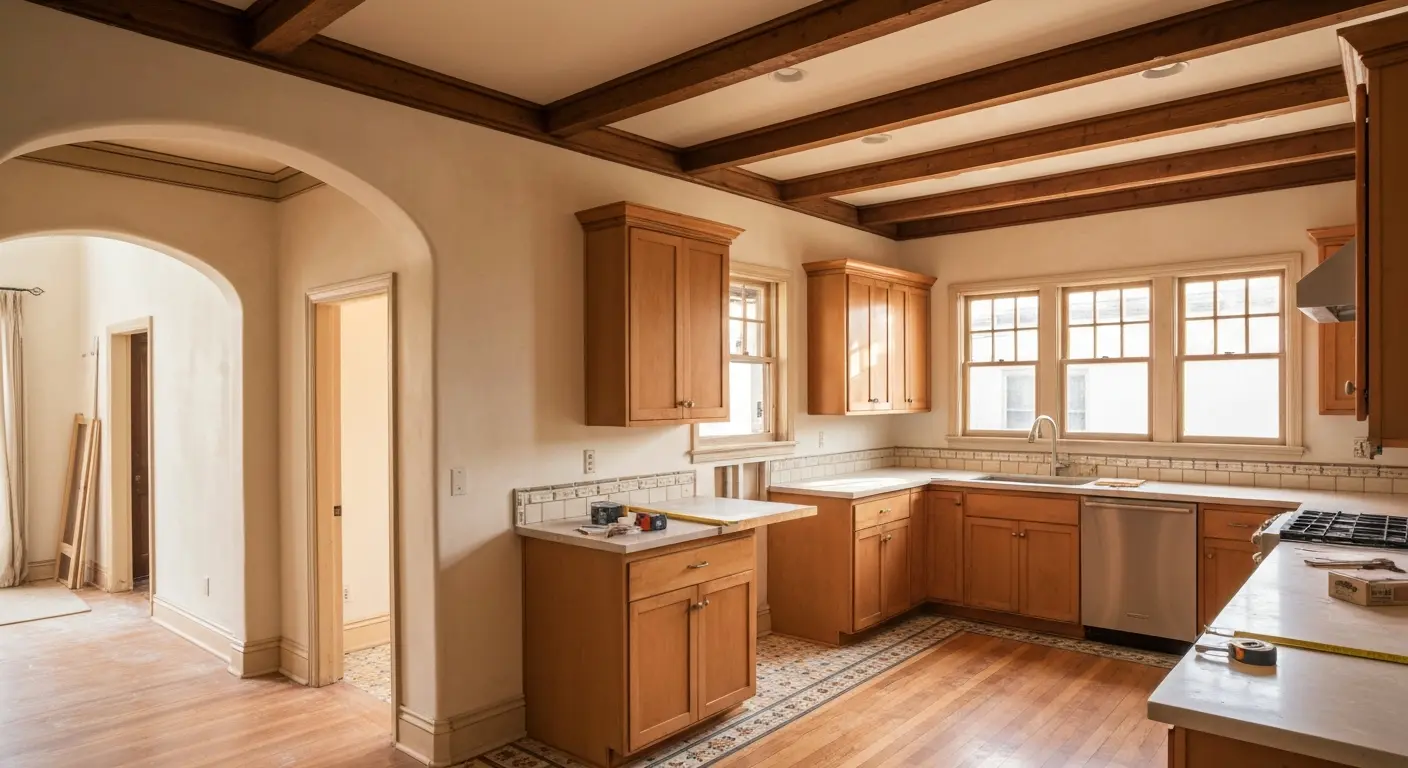 Architectural renovation in Hollywood Hills