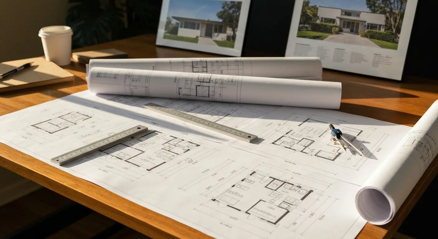 Architectural plans for West Hollywood ADU