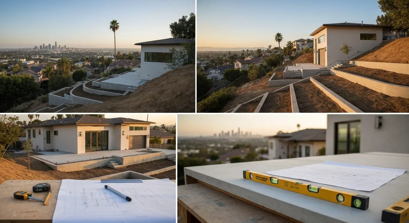 Custom home construction in Echo Park