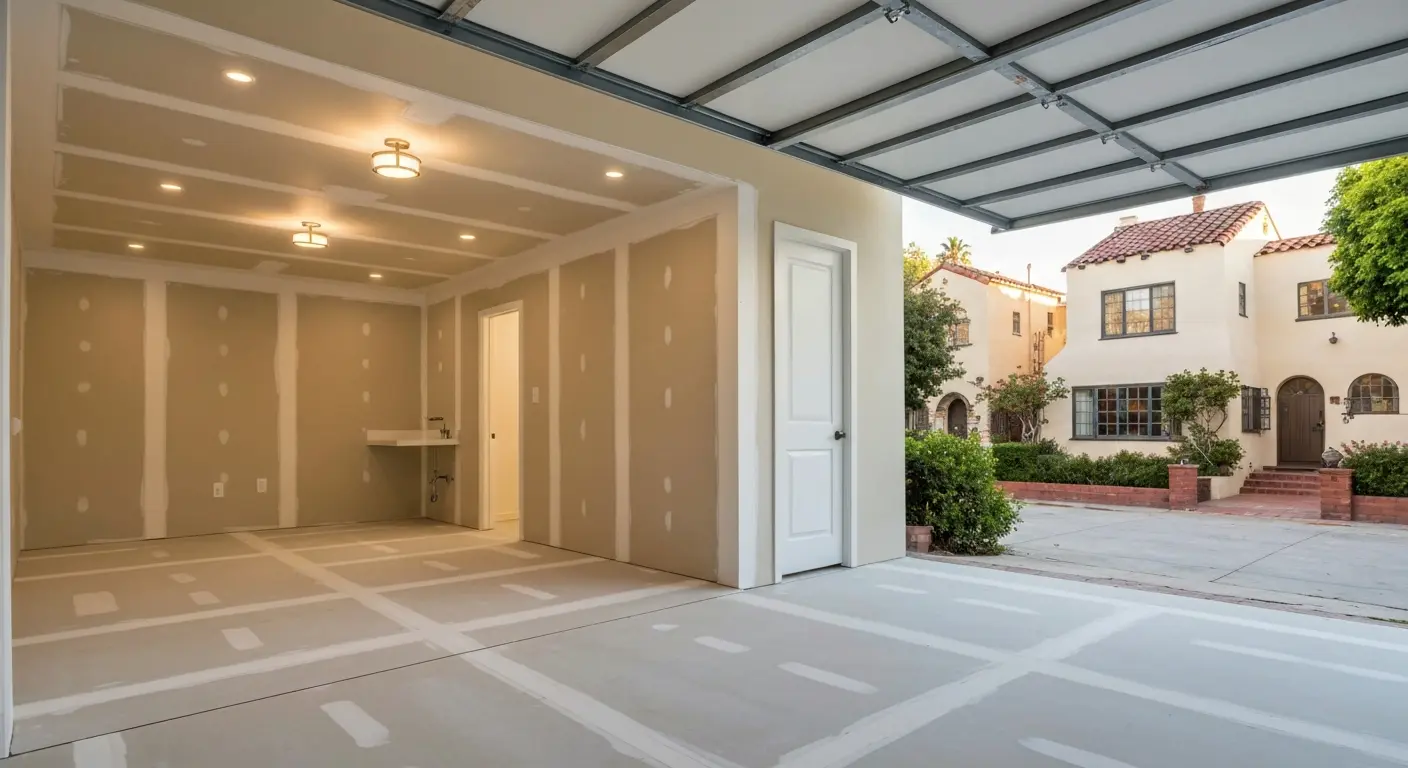 Garage conversion to ADU in West Hollywood