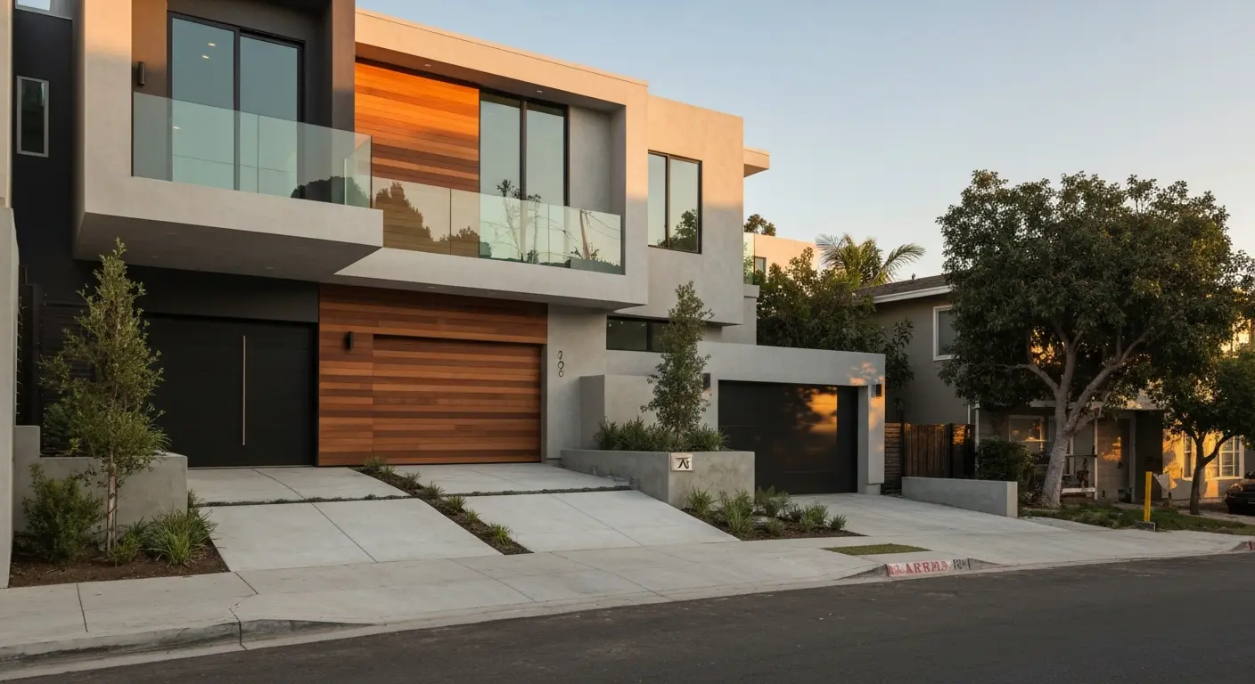Custom new construction townhome in West Hollywood
