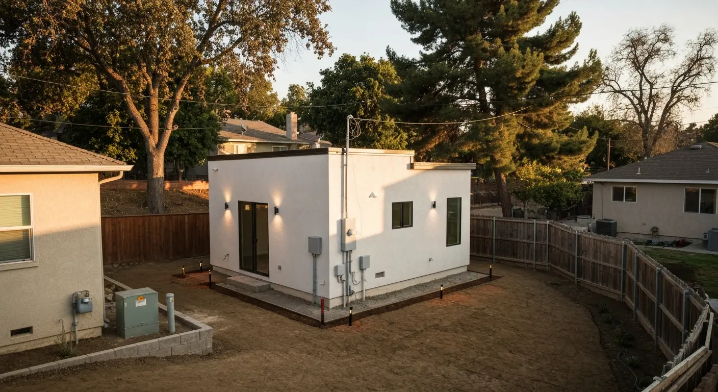 ADU construction project