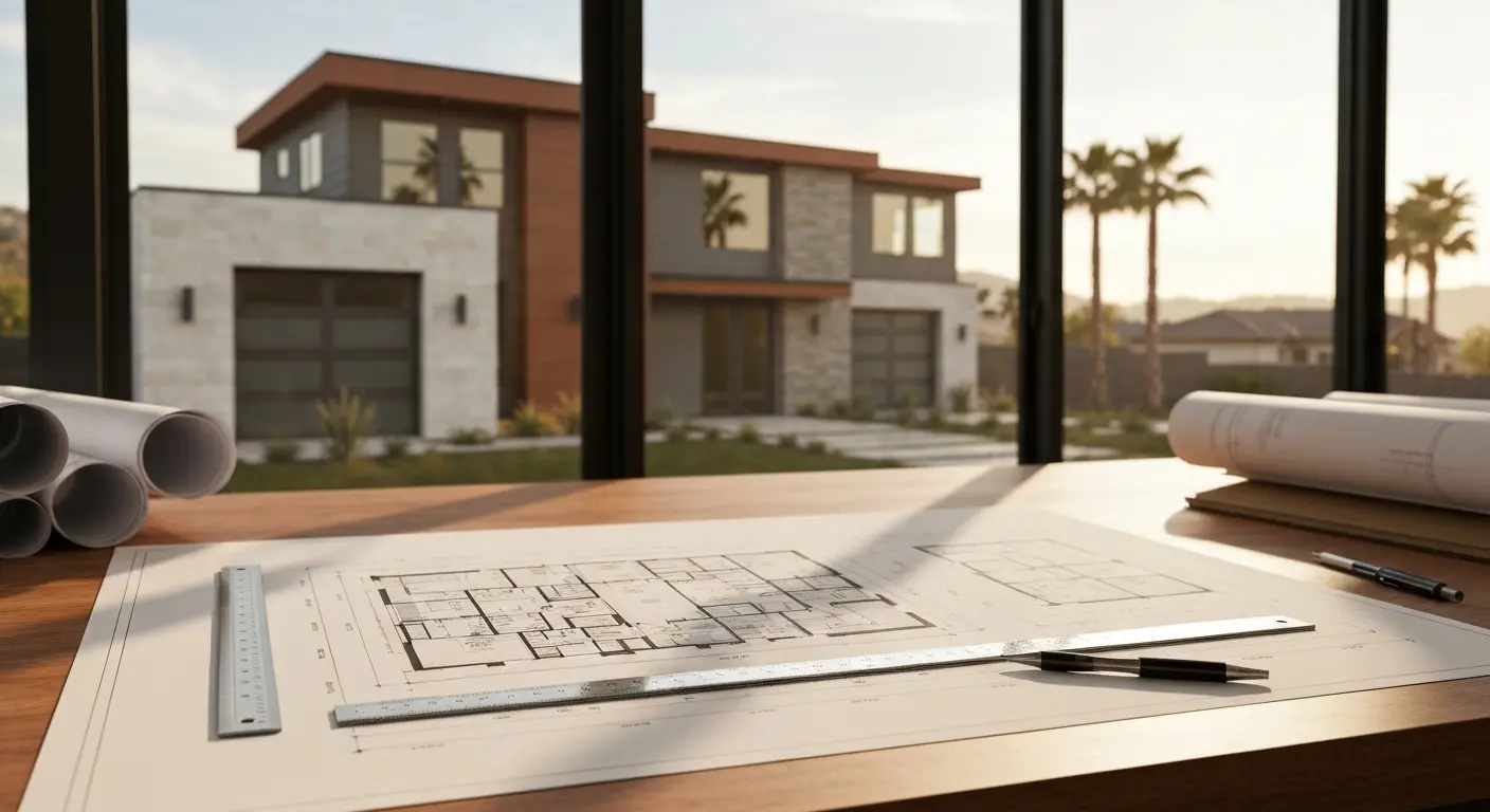 Custom home architectural plans