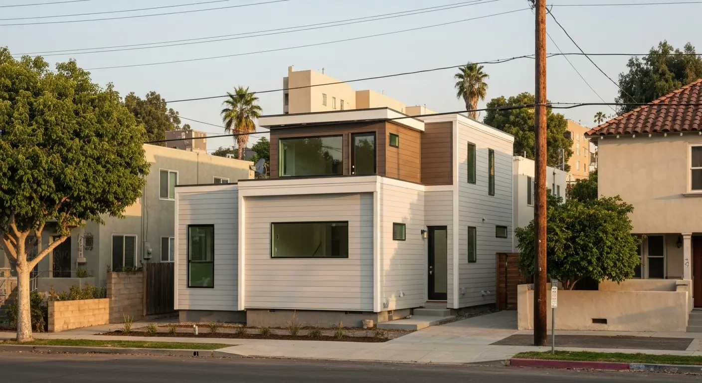 ADU construction project Echo Park