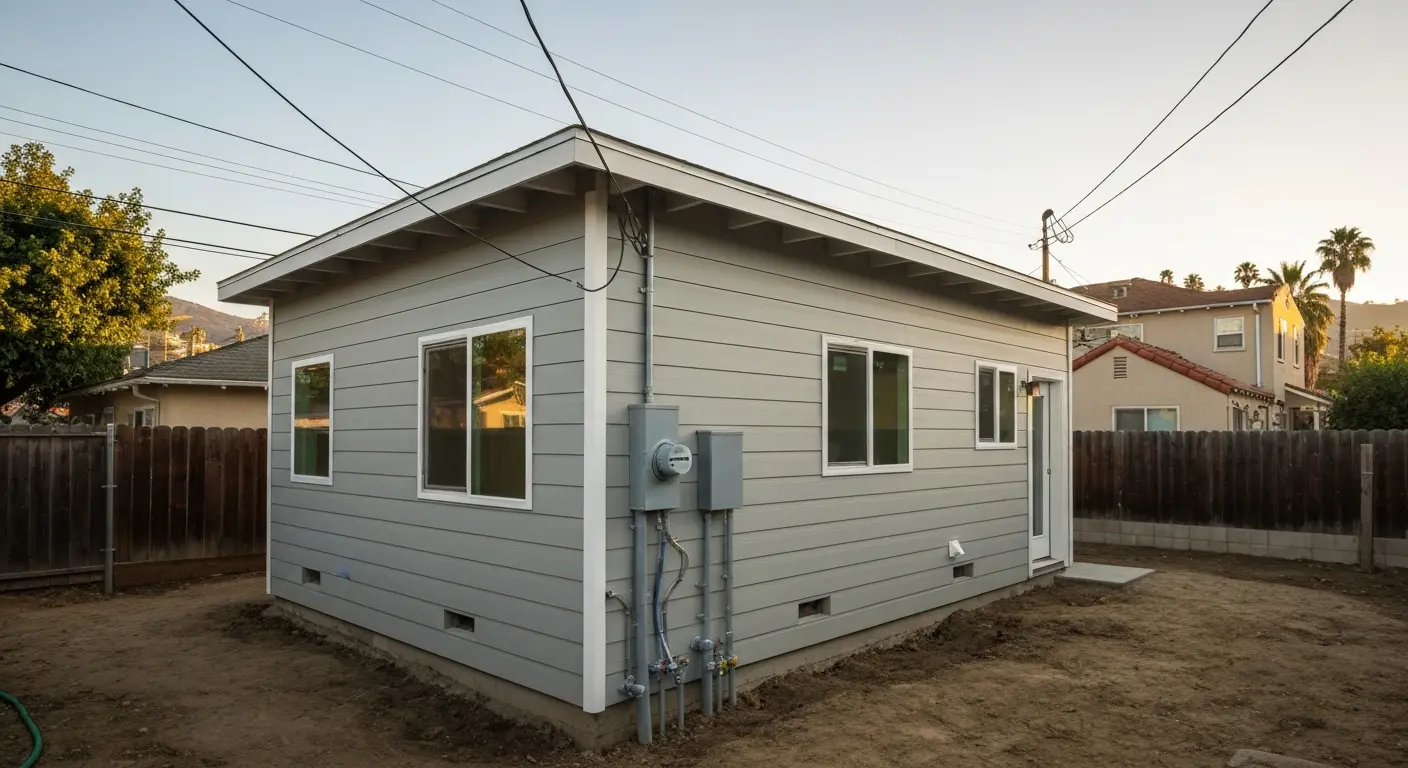 ADU construction in Echo Park-adjacent area